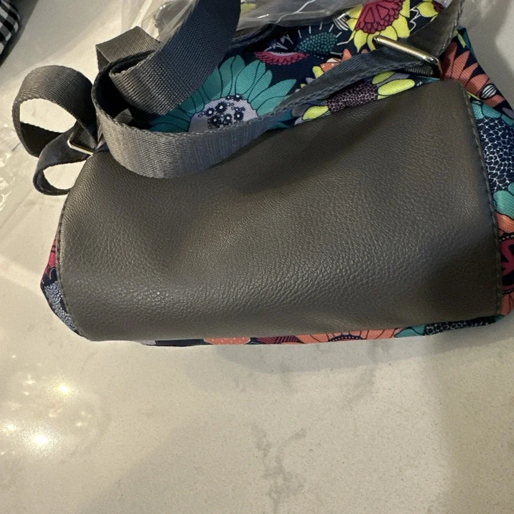 LILY BLOOM SUNFLOWER PEACE MINI BACKPACK BAG KARMA BLOOM ECO‎ FRIENDLY